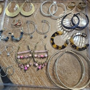 Vintage and costume earring bundle